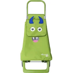 Rolser Monster Kid MF Joy 2 dětská nákupní taška na kolečkách, zelená