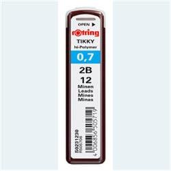 ROTRING Grafitová farba, 2B, 0,7 mm
