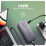 Rozbočovač AXAGON HMC-12GM2 USB-C 10Gbps GEN2COMBO 12v1