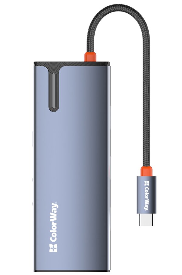 Rozbočovač ColorWay 5v1 USB/ 1x USB-C/ 1x HDMI/ 3x USB-A