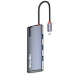 Rozbočovač ColorWay 5v1 USB/ 1x USB-C/ 1x HDMI/ 3x USB-A