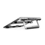 Rozbočovač Epico 8v1 USB-C so stojanom na notebook