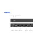 Rozbočovač HDMI 2.1 PremiumCord, 1-2 porty, 8K@60hz, 4K@120Hz, 1080p, HDR+