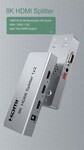 Rozbočovač HDMI 2.1 PremiumCord, 1-2 porty, 8K@60Hz, 4K@120Hz, 1080p, HDR