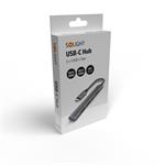Rozbočovač Solight 5v1 USB-C