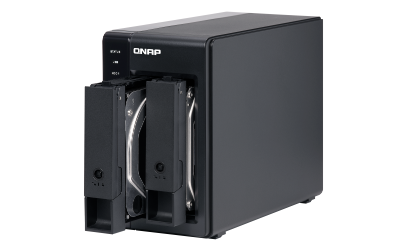 Rozširujúci disk QNAP TR-002 pre PC alebo QNAP NAS (2x SATA / 1x USB-C)