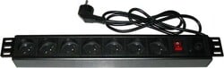 Rozvádzač XtendLan 19'' 7x 230V, ČSN, 1,8 m