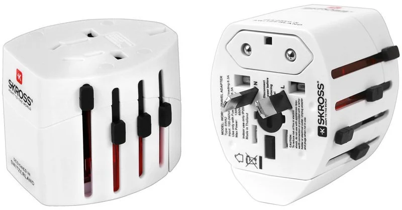 RR Cestovní adapter 230V pro zahraničí a také cizí spotřebiče