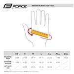 Rukavice FORCE MTB POWER, čierno-červené veľkosť XS