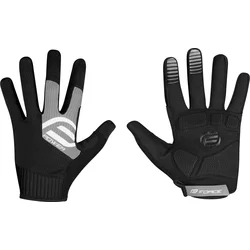 Rukavice FORCE MTB POWER, čierno-šedé veľkosť XXL