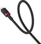Rýchlonabíjací kábel Baseus Dura USB-C/Lightning 1 m, 20 W, čierno-červený