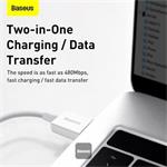 Rýchlonabíjací kábel Baseus Superior Series USB/Lightning 2,4A 1 m biely