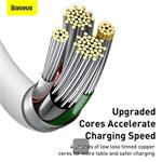 Rýchlonabíjací kábel Baseus Superior Series USB/Lightning 2,4A 1 m biely