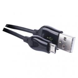 Rychlonabíjecí/datový kabel USB-A 2.0 / microUSB 2.0, Quick Charge, 1m, černý