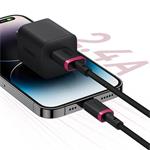 Rychlonabíjecí kabel Baseus Dura USB/Lightning 1m 2.4A červeno černý