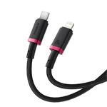 Rychlonabíjecí kabel Baseus Dura USB/Lightning 2m 20W černo červený