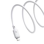 Rychlonabíjecí kabel Baseus Silky USB-C/Lightning 1m 20W bílý