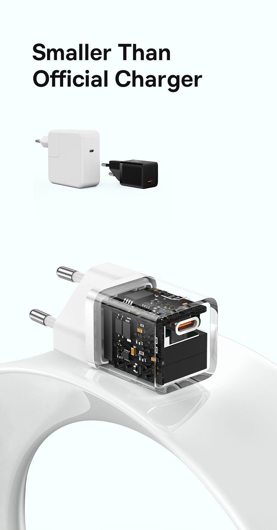 Rychlonabíječka do sítě Baseus GaN5 Mini 30W EU černá