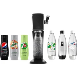 Sada výrobníkov perlivej vody SodaStream ART Black TSB Pack