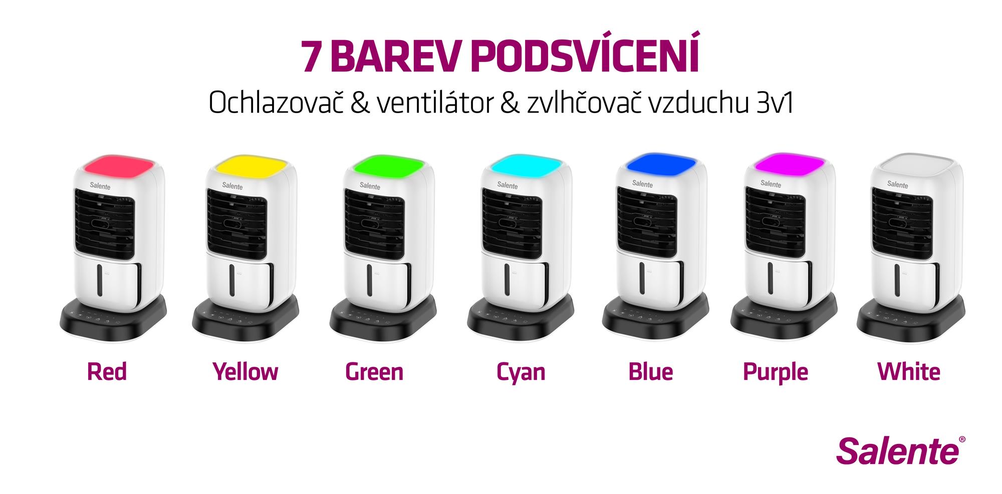 Salente IceTop, ochlazovač/ventilátor/zvlhčovač, bílý