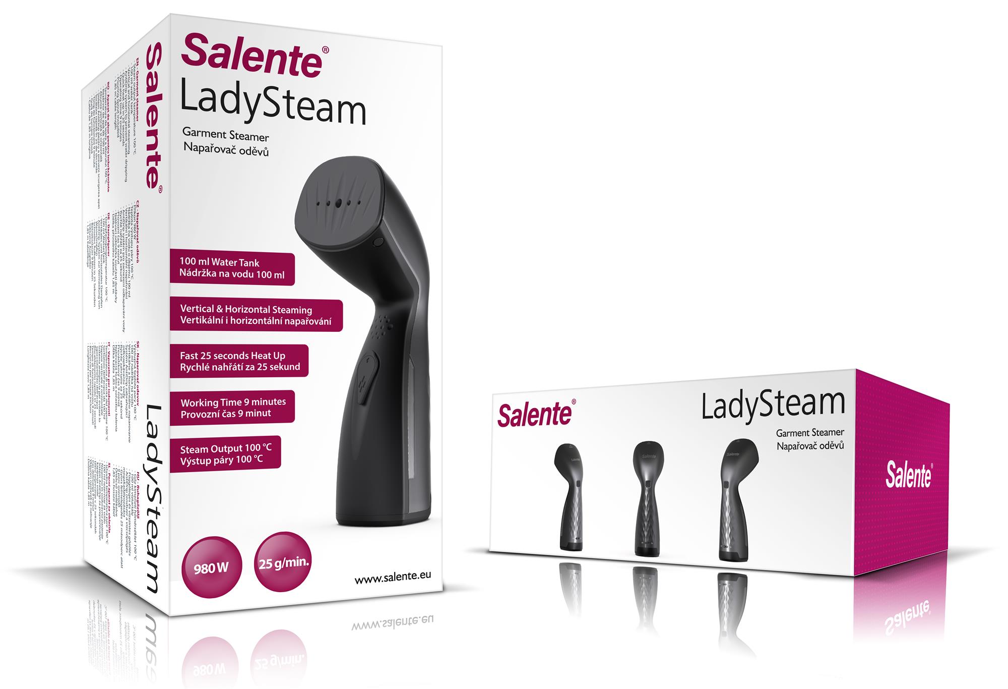 Salente LadySteam, napařovač oděvů