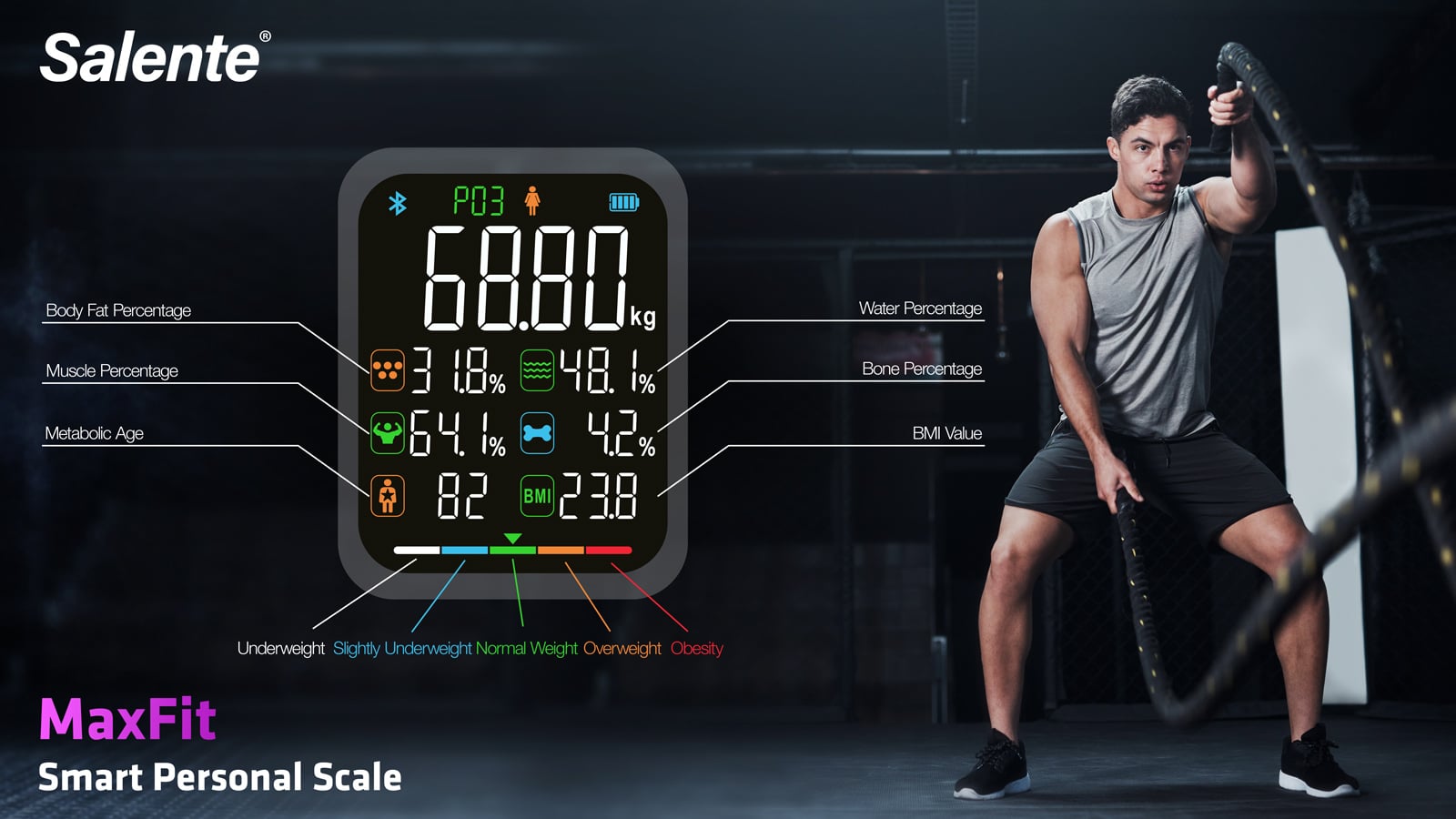 Salente MaxFit čierna