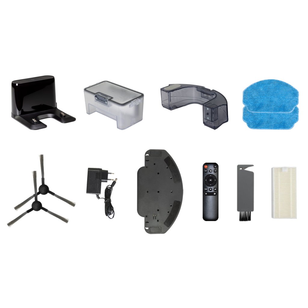 Salente R2, robotický vysavač, černý