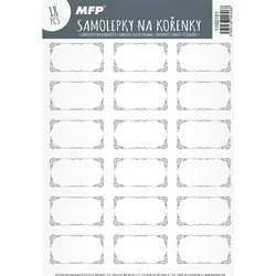 Samolepky na kořenky 16,2x23cm čisté