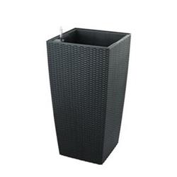 Samozavlažovací květináč G21 Linea ratan big černý 76 cm GA-TB05CE - Květináče