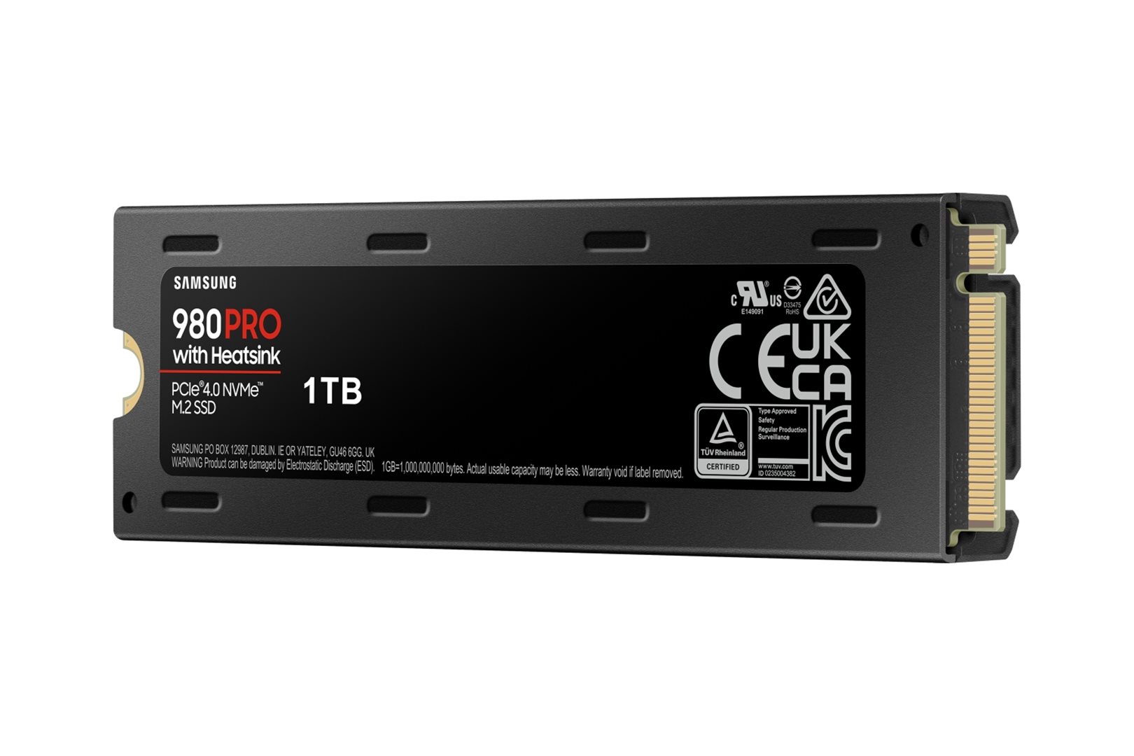 Samsung 980 PRO 1TB NVMe Heatsink MZ-V8P1T0CW