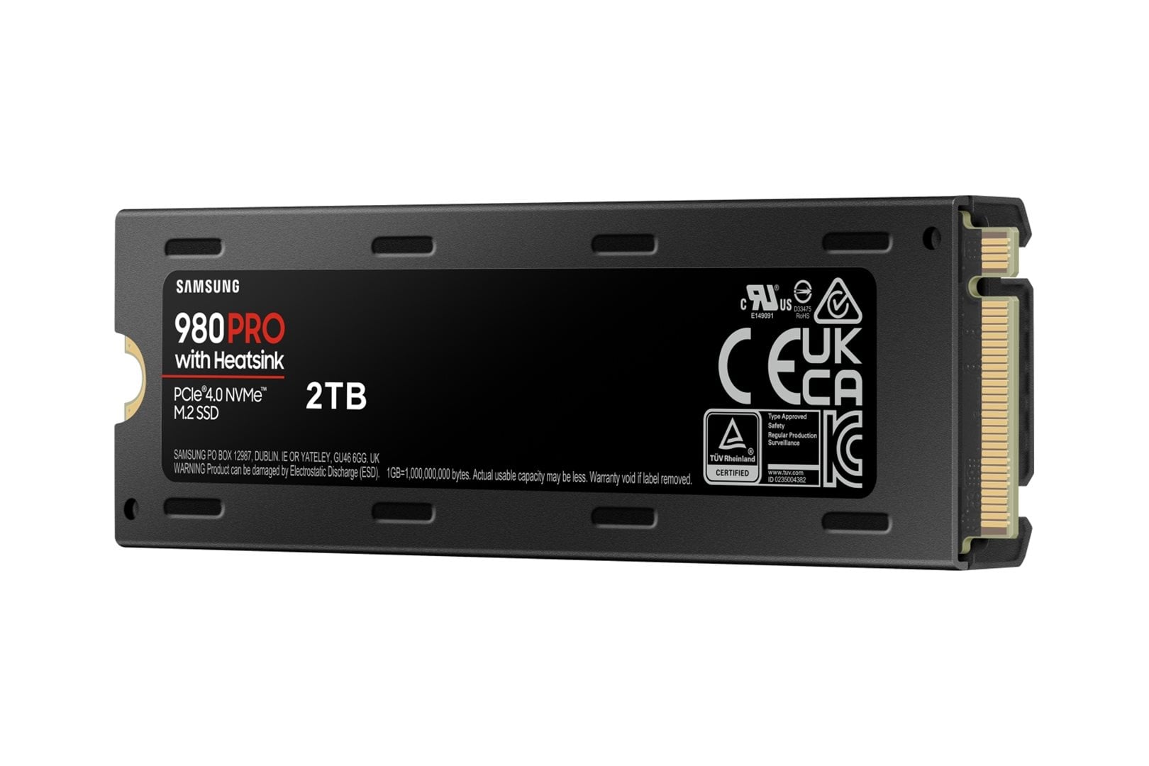 Samsung 980 PRO 2TB NVMe Heatsink