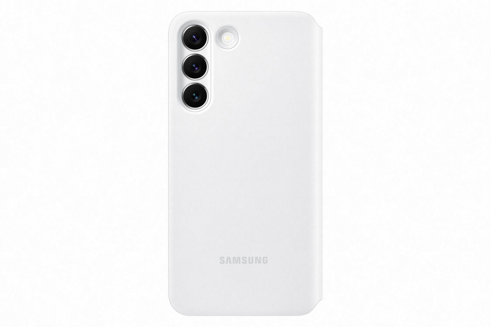 Samsung Clear View flipové puzdro EF-ZS901C pre Galaxy S22 biele