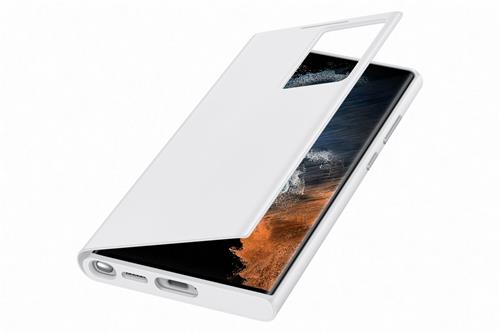 Samsung Clear View flipové puzdro EF-ZS908C pre Galaxy S22 Ultra White