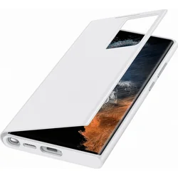 Samsung Clear View flipové puzdro EF-ZS908C pre Galaxy S22 Ultra White
