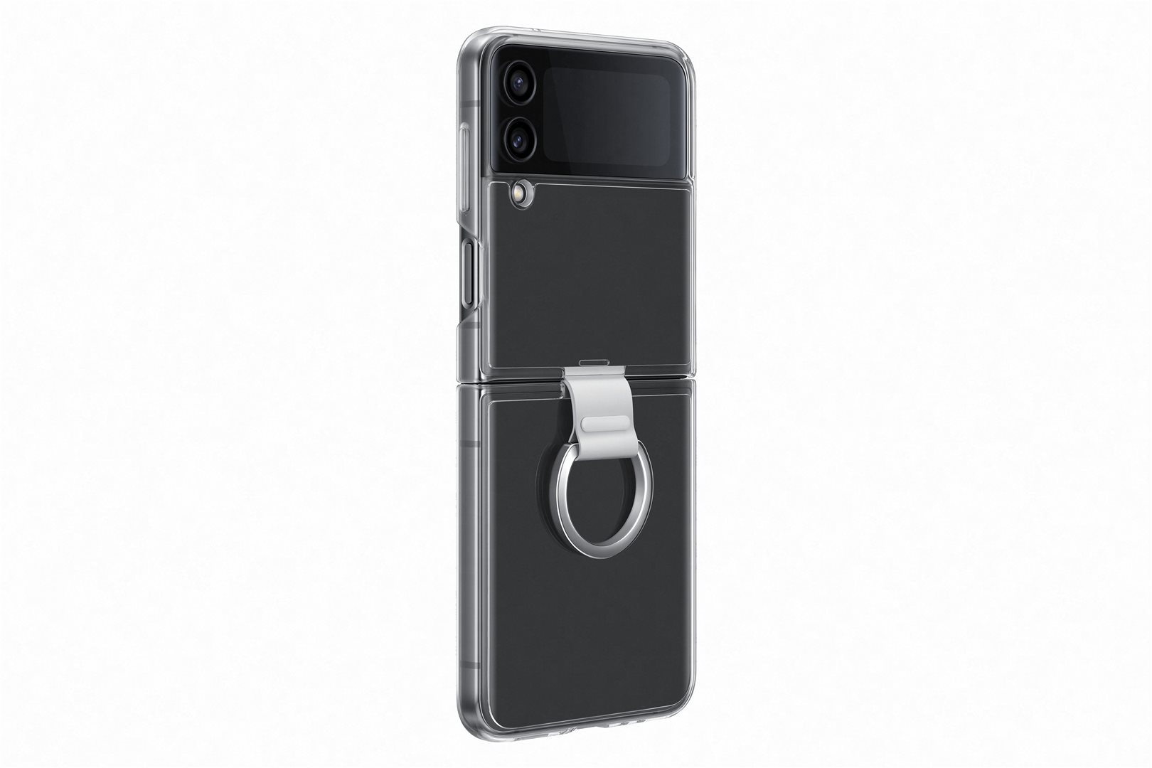 Samsung EF-OF721C transparentní s Ring Flip