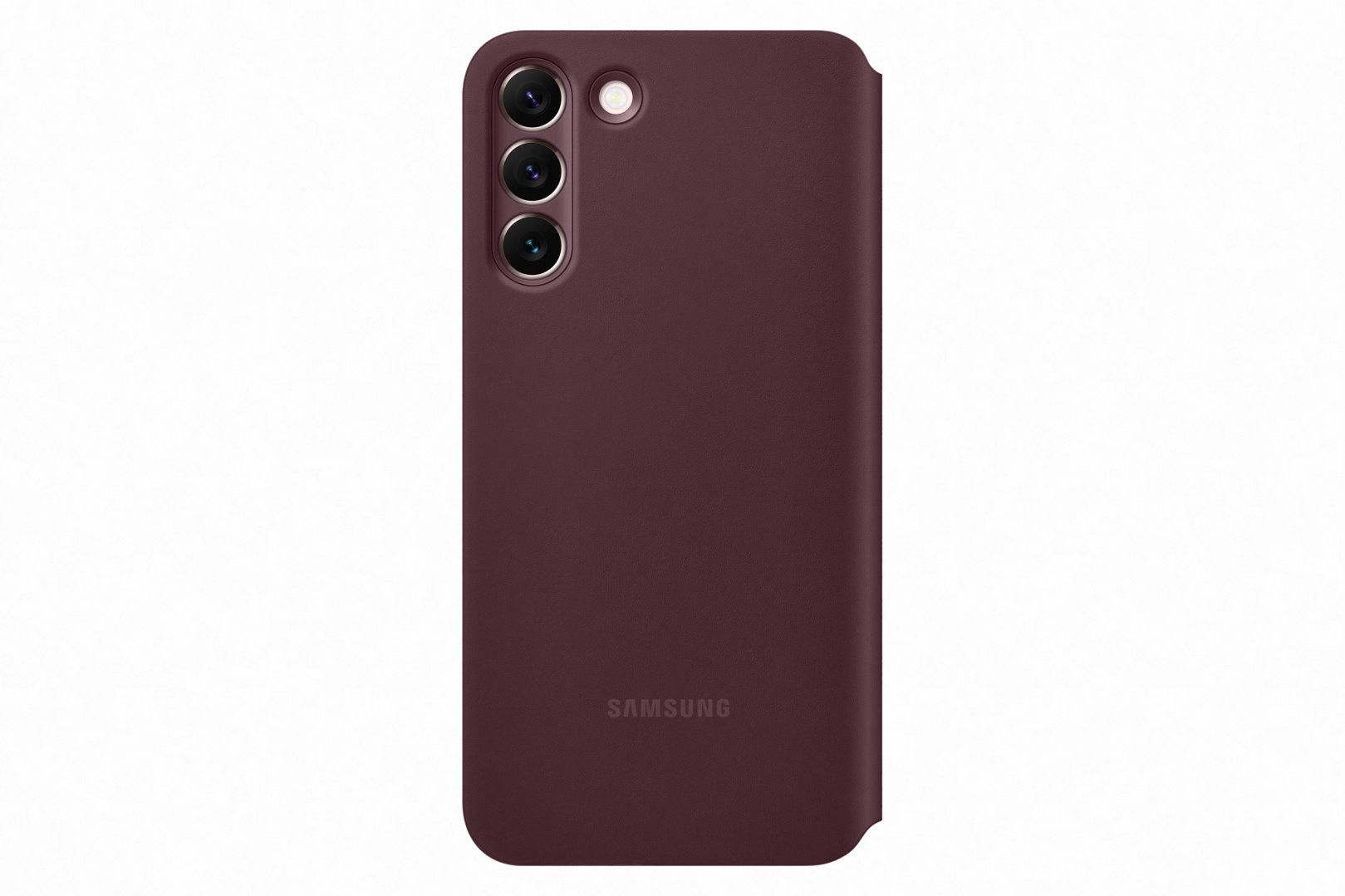 Samsung flipové pouzdro Clear View EF-ZS906C pro Galaxy S22+ vínové