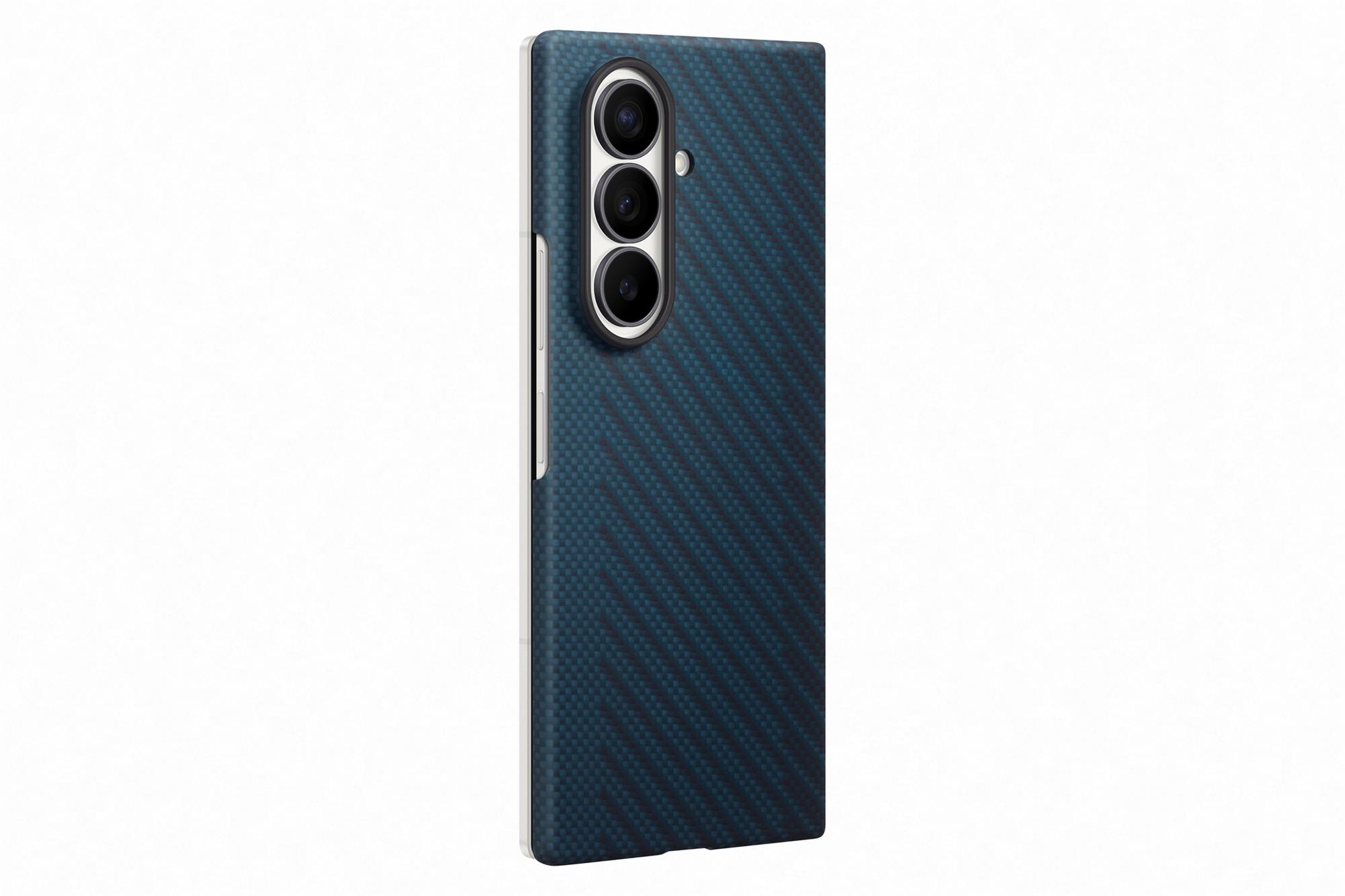 Samsung Karbonový kryt s magnetem pro Galaxy Z Fold8 Ultra modrý
