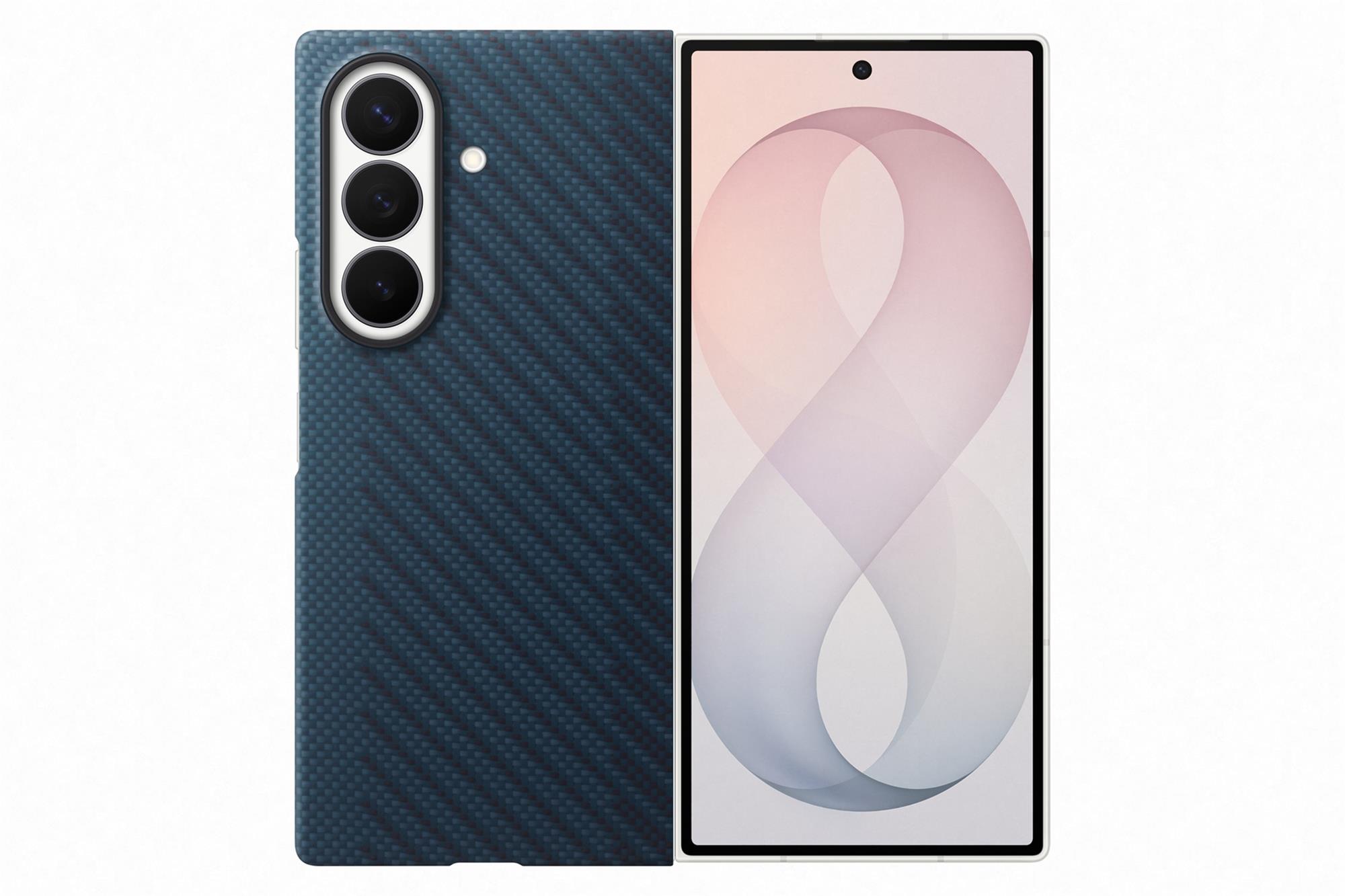 Samsung Karbónový kryt s magnetom pre Galaxy Z Fold8 Ultra, modrý