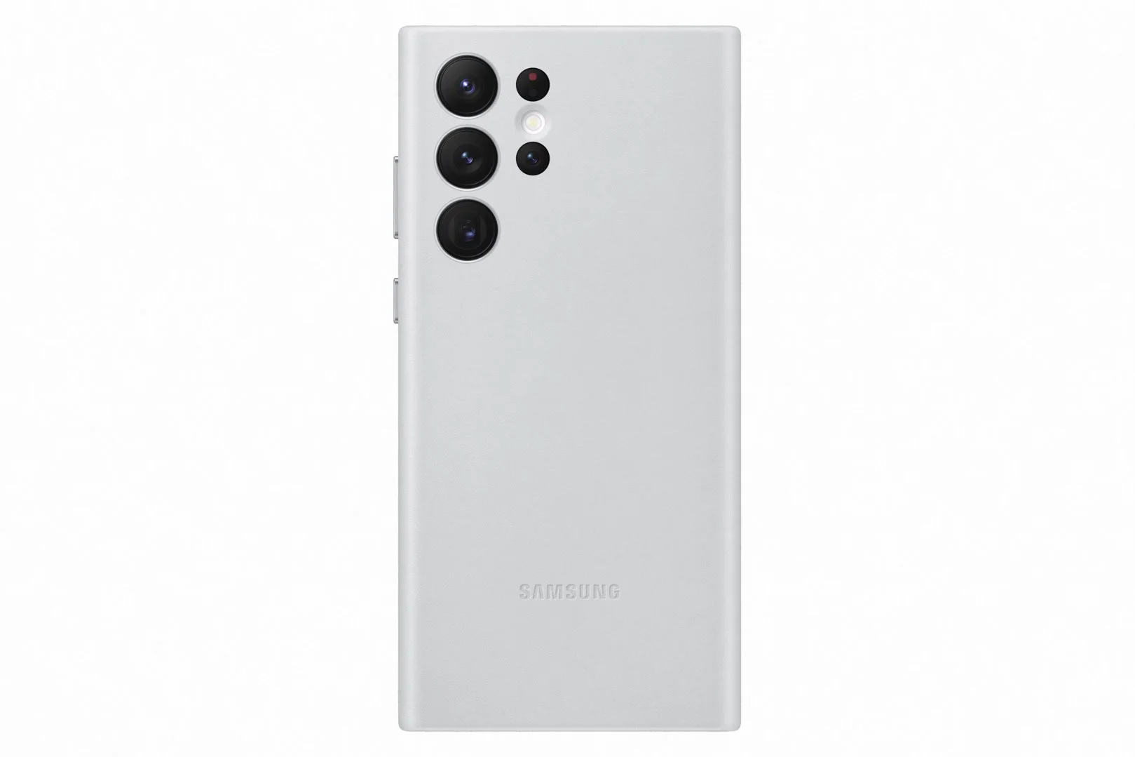 Samsung kožený zadní kryt EF-VS908L pro Galaxy S22 Ultra šedý