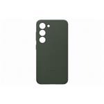 Samsung Kožený zadní kryt pro Samsung Galaxy S23+ Green