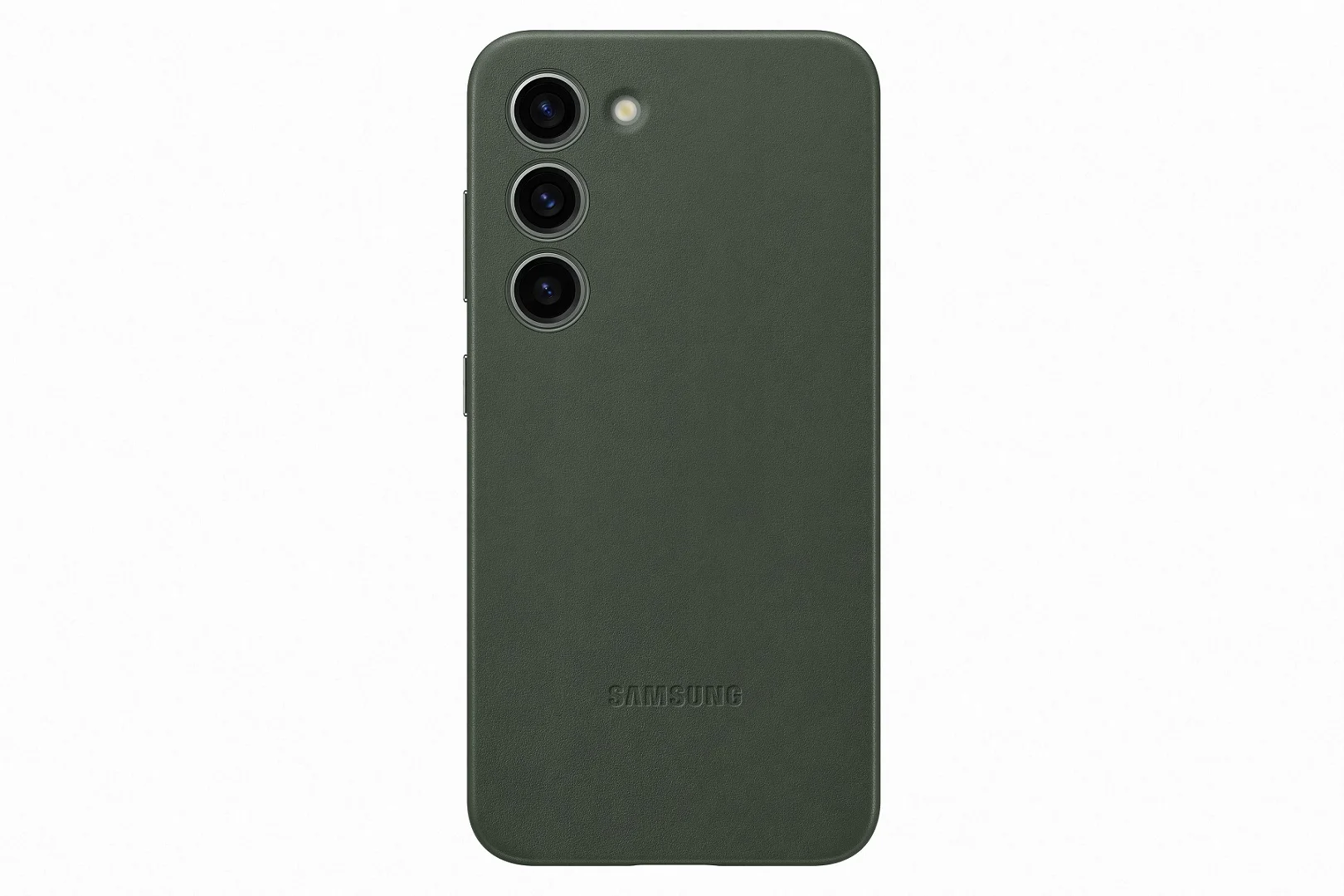 Samsung Kožený zadní kryt pro Samsung Galaxy S23 Green