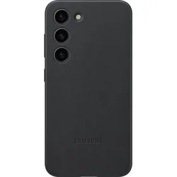 Samsung Kožený zadný kryt pre Samsung Galaxy S23+ Black