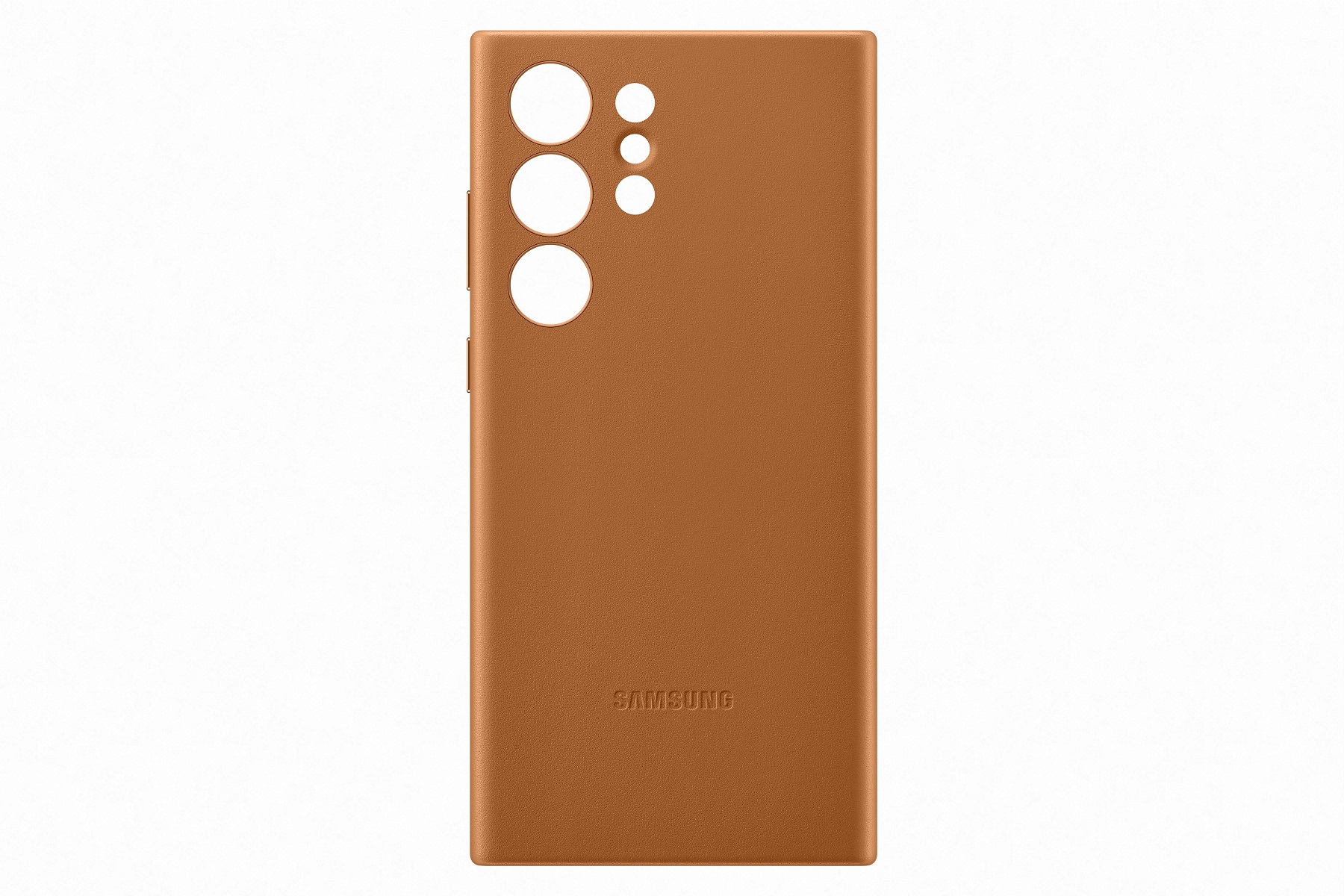 Samsung Kožený zadný kryt pre Samsung Galaxy S23 Ultra Camel