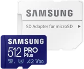 Samsung microSDXC 512GB PRE Plus + SD adaptér MB-MD512KA/EU
