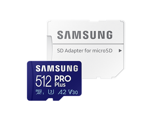 Samsung microSDXC 512GB PRO Plus + SD adaptér