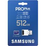 Samsung microSDXC 512GB PRO Plus + USB adaptér