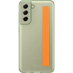 Samsung Poloprůhledný zadní kryt s poutkem S21 FE zelený