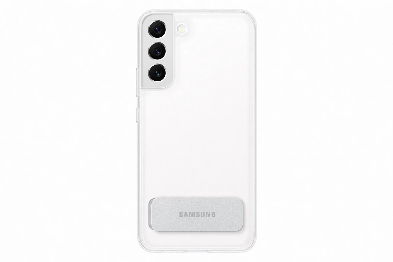 Samsung priehľadný zadný kryt so stojanom EF-JS906C pre Galaxy S22 transparentný