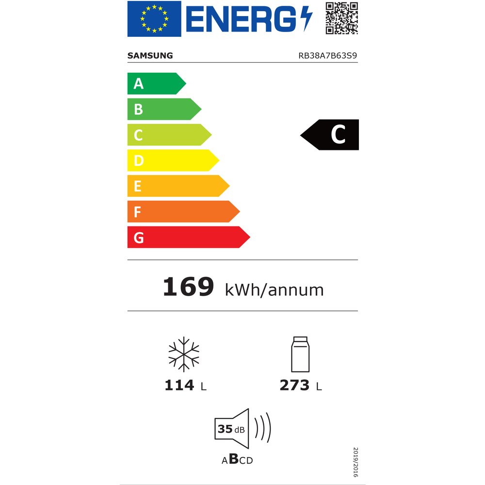 Samsung RB38A7B63S9/EF