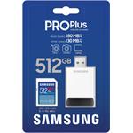 Samsung SDXC 512GB PRO Plus + USB adaptér